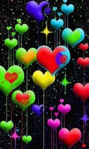 احلى خلفيات موبايل للبنات كيوت وجميلة جدا heart wallpaper colorful heart valentine