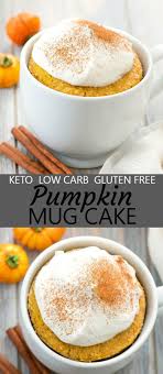 Keto Pumpkin Mug Cake Recipe Healthy Pumpkin Dessert Mug Cake Keto Mug Cake