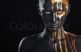 No pricing data (in the last 90 days) found to make chart. Art Makeup An Amazing Woman With Black Stock Image Colourbox
