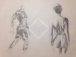 See more ideas about drawings, figure drawing, sketches. Man Woman Body Sketch Canvs In