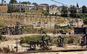 Specifically, an oil field contains oil that is trapped by a layer of rock. Culver City Has An Unusual Idea To Shut Down Oil Drilling Los Angeles Times