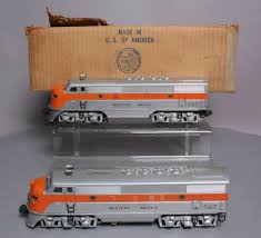 Lionel 2345 Western Pacific F3 Aa Diesel Locomotive Set Box Trains Diesel Locomotive Lionel Lionel Trains