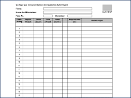 free download netzwerk a1 pdf a2 pdf. Vorlage Zur Dokumentation Der Taglichen Arbeitszeit Datev