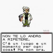 È un periodo in cui guardo, assorbo, leggo, taccio e non scrivo. When Even Prof Oak Uses Davie504 S Gun Davie504
