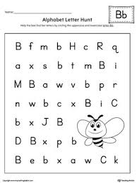Alphabet Letter Hunt Letter B Worksheet Alphabet Letter Hunt Lettering Alphabet Letter B Worksheets