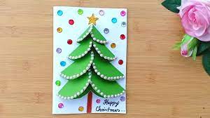 Create a christmas card that will bring an abundance of cheer to your friends and family. Diy Christmas Cards Handmade Christmas Greeting Cards How To Make Santa Greeting Card Christmas Card Youtube