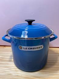 This le creuset stainless steel wire skimmer allows you to quickly and efficiently drain or serve vegetables and delicate foods. Marseille Le Creuset Stockpot 8 Qt Kitchen Dining Kolhergroup Bakers Casseroles