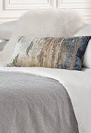Gold Foil Is Intricately Braided Into Sumptuous Velvet On This Decorative Pillow Features A Solid Taupe V Pillows Decorative Lumbar Pillows Home Decor Bedroom