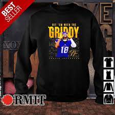 Top hit 'em with the griddy Justin Jefferson Minnesota Vikings shirt,  hoodie, sweater, long sleeve and tank top