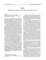 The average age of men at diagnosis is about 66. Shedding New Light On The Etiology Of Prostate Cancer Cancer Epidemiology Biomarkers Prevention