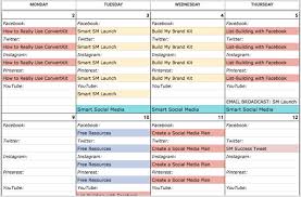 How To Create A Social Media Calendar A Template For