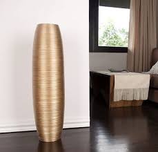 Tall Floor Vase 36 Inches Wood Gold Tall Floor Vases Floor Vase Large Floor Vase