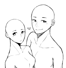 F2u Couple Base By Jasmiass Drawing People Drawing Base Drawing Reference Poses