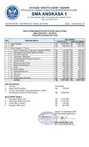 Sma Angkasa 1 Jakarta Yayasan Ardhya Garini Yasarini