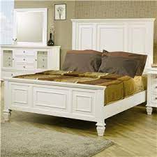 Coaster home furnishings louis philippe traditional eastern king sleigh panel bed, sleigh beds king. Coaster Sandy Beach Classic Queen High Headboard Bed A1 Furniture Mattress Panel Beds