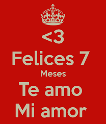 3 Felices 7 Meses Te Amo Mi Amor 1 Png 600 700 7 Meses De Novios Meses De Novios Frases Feliz 3 Meses Amor