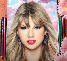 It looks like a picture of taylor swift cut out and glued on a pencil. Taylor Swift Drawing With Pencil How To Draw A Beautiful Girl