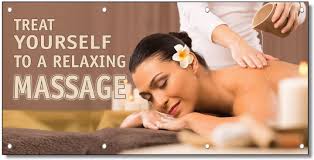 Maybe you would like to learn more about one of these? Amazon Com Treat Yourself To A Relaxing Massage 13 Oz Vinyl Banner Sign With Grommets 2 Ft X 4 Ft Office Products