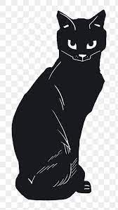 Black Cat Stencil Pattern Png Sticker Drawing Collection Free Image By Rawpixel Com Adj Cat Illustration Watercolor Paintings Of Animals Vintage Drawing