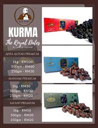 Viral Senarai Harga Kurma Kurma Premium Bermula Pada Bulan Februari 2021 Carian Homestay Malaysia
