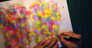 Decalcomania Art Lessons Painting Art