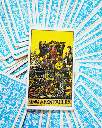 The king of pentacles in tarot stands for being enterprising, adept, reliable, supportive, and steady. Nupur Shriiram Tarot Reader Tarot For Everyday Life R 27 22 2 2021 Card King Of Pentacles Deck Rws Tell Yourself That You Are Going To Be The First Millionaire Of Your Family