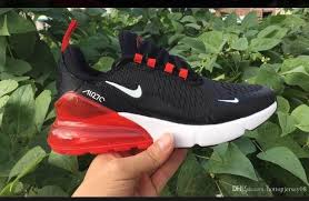 Air Max 270s Black And Red Nike 270s Black Red White Size 8 5 Women S 7 Men Nike Fashion Black And Red