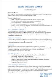 executive resume samples and examples