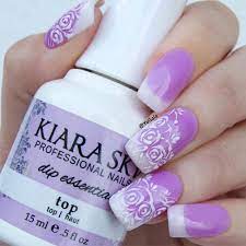 With smart color and design choices, these nails are totally on point. Light Purple Nails With White Tips Nail And Manicure Trends