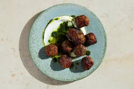 Mint, cumin, and chopped almonds give these delicious meatballs their middle eastern flavor. 25 Ground Lamb Recipes We Love Epicurious