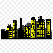 Flatiron in background a view of madison square park in new york city during the winter. Batman Gotham City Skyline Silhouette Wall Decal City Building Text Png Pngegg