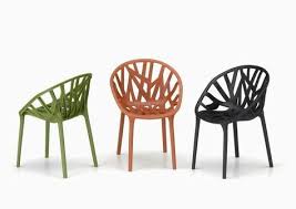 Stackable Plastic Chair Vegetal By Vitra Plastic Chair Outdoor Plastic Chairs Plastic Chair Design