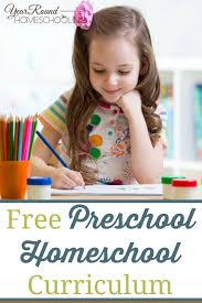 I love that i can plan each subject in its own column with daily assignments and make notes about books or supplies we need on the opposite page. Free Preschool Homeschool Curriculum Year Round Homeschooling