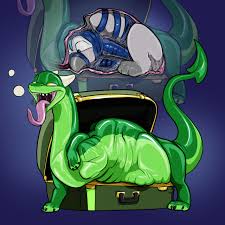 Belly luggage by Parkourdragon -- Fur Affinity [dot] net