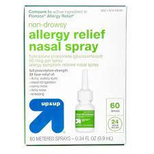 Flonase allergy relief dosing · week 1—use 2 sprays in each nostril once daily. Fluticasone Propionate Allergy Relief Nasal Spray Up Up Target
