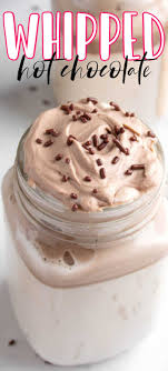 Whipped Hot Chocolate Best Hot Chocolate Recipes Hot Chocolate Recipes Crockpot Hot Chocolate