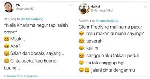 Maybe you would like to learn more about one of these? 12 Cuitan Obrolan Disambung Lirik Lagu Ini Kocak Abis Receh Maks