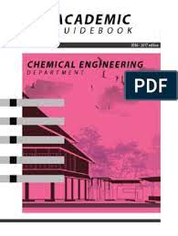 Academic Guidebook Chemical Engineering Department 2016 2017 Edition Bahasa Indonesia Pdf