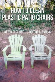 How To Clean Plastic Patio Chairs Plastic Patio Chairs Plastic Garden Furniture Plastic Patio Furniture