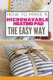 Learn How To Make A Diy Microwavable Heating Pad With This Step By Step Tutorial I Have Tried A Lot Of Diy Heating Pad Homemade Heating Pad Rice Heating Pads