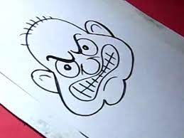How To Draw Angry Face Drawing - Youtube