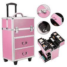 Check spelling or type a new query. 4 Tier Rolling Makeup Case Cosmetic Train Box Trolley Storage Lockable Space Saving Wish