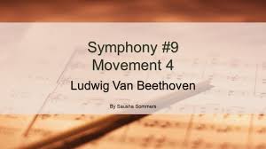 Музичне мистецтво 8 клас л бетховен симфон я 9 ф. Ludwig Van Beethoven By Sausha Sommers Symphony 9 Movement Ppt Download