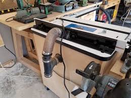 Miter Saw Router Table Combo By Swarfrat Lumberjocks Com Woodworking Community Woodworking Miter Saw Learn Woodworking