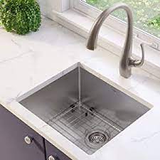 Huge savings on over 500,000 home improvement products, knowledgeable customer service 7 days a week, and free shipping offers on faucets, lighting, door hardware, venting, appliances, and much more. Kraus Khu101 21 Standart Pro 16 Gauge Undermount Single Bowl Set 4 Item Bundle Sink Bottom Grid Drain Assembly Kitchen Towel 21 Inch Stainless Steel Amazon Com
