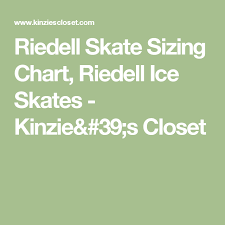 Riedell Skate Sizing Chart Riedell Ice Skates Kinzies