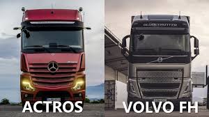 2021 Volvo Fh Vs 2020 Mercedes Benz Actros 1846 Youtube
