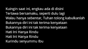 Hati ini hanya rindu lirik lagu. Andmesh Kamaleng Hanya Rindu Lyrics Youtube