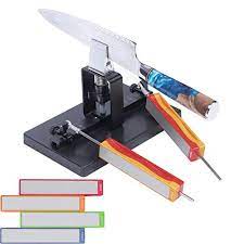 Upc 655887583810 Professional Knife Sharpener Set Cwovrs Double Sided Knife Sharpening Kit Unique 15 30 Precision Controlled Sharpening Angle Design Chef Knife Tool Sharpener Kit With 4 Diamond Sharpening Stone Barcode Index