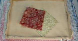 ديكوباج ورق مناديل و ورق حائط علي صينية Handicraft